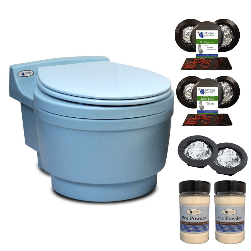 Laveo™ Portable Toilet with Battery and Charger